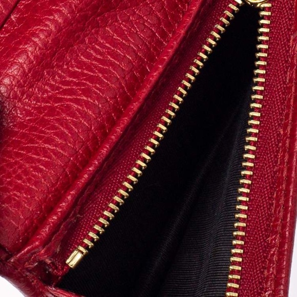 RED GUCCI MARMONT card case - Picture 2 of 5